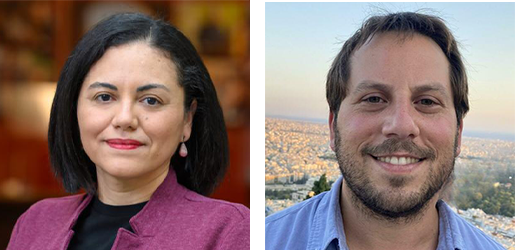 Kellogg Faculty Fellow Abby Córdova and PhD Fellow Natán Skigin