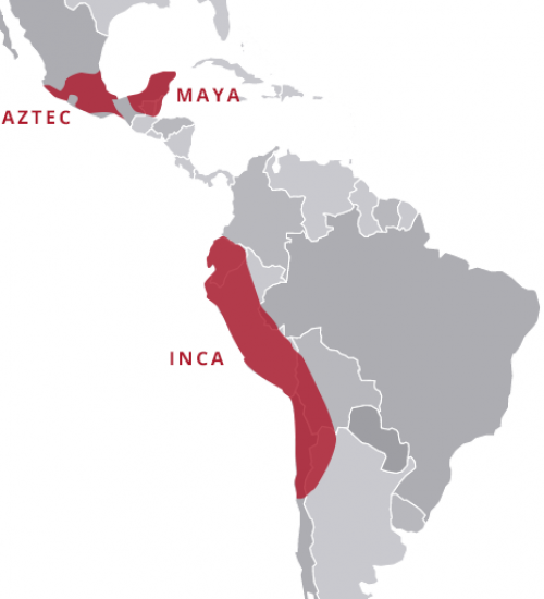 aztec mayan inca map Ancient Civilizations Trunk Kellogg Institute For International