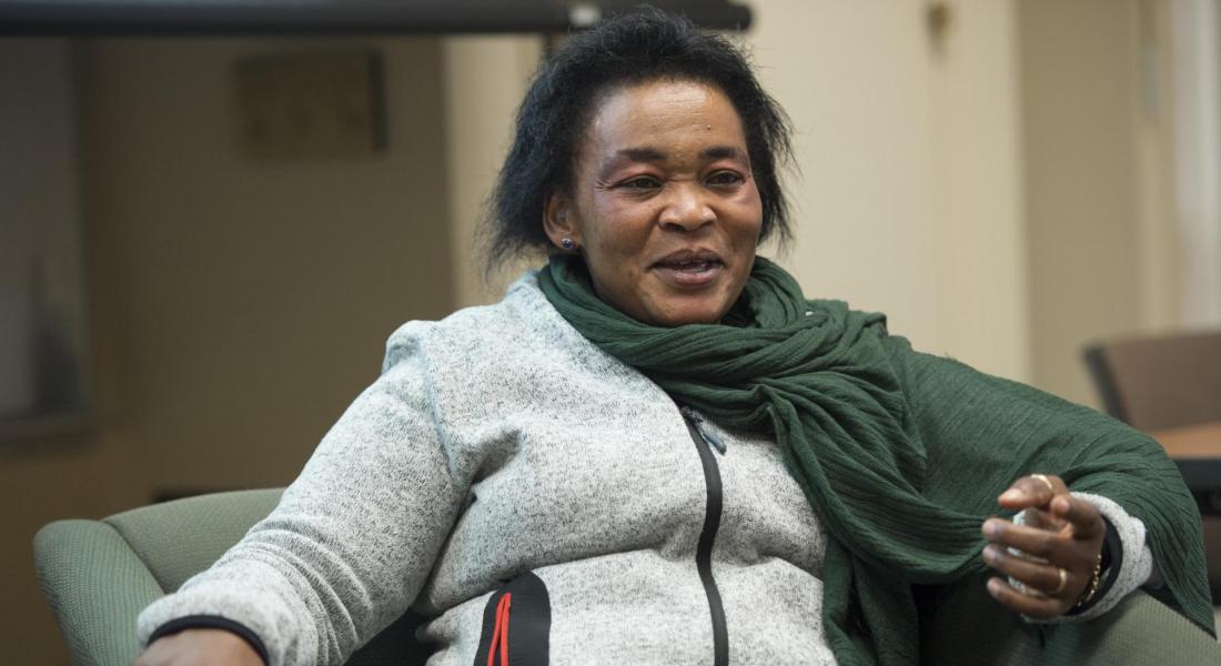 Rose Busingye at Kellogg Institute