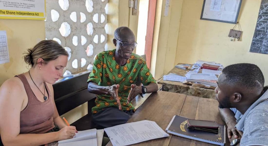 Kerry Conneely in Ghana