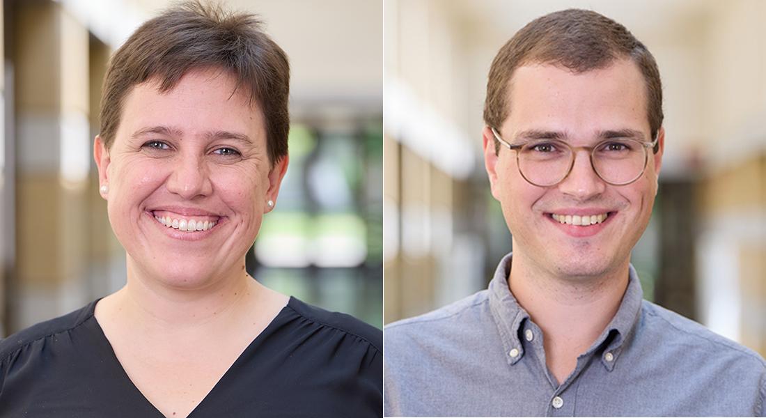 New faculty in democracy studies Laura Gamboa and Marc Jacob