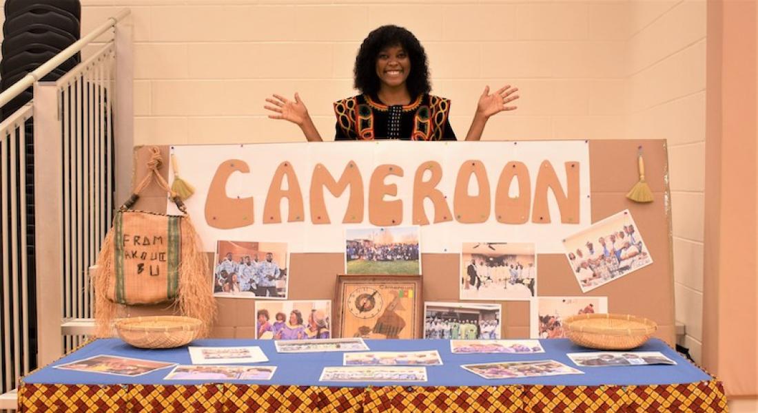 Kefen_Cameroonian exhibition at a Multicultural event in Virginia