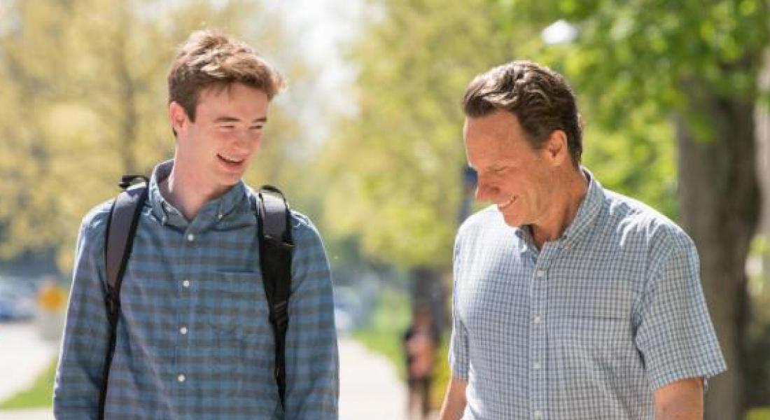 Luke Maillie '18 and Faculty Fellow Steve Reifenberg