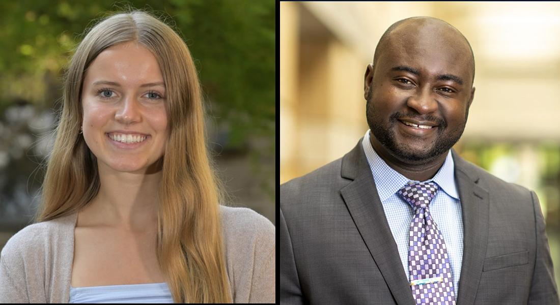 Anna Mittag '24 and Ellis Adams Anna Mittag '24 and Ellis Adams