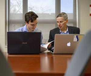 Kellogg International Scholar Kevin Angell & Faculty Fellow Andy Gould