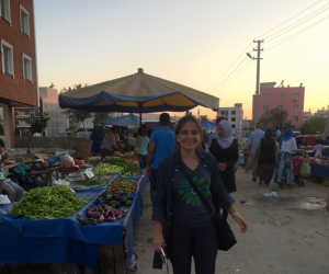 This is me walking through the bazaar and taking notes. My observations show that most children and young people only seemed to speak Zazaki passively if at all, yet at bazaars middle aged and older people often communicated and conducted the transactions