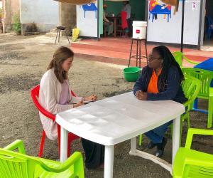 Maggie Doyle in Tanzania