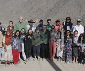 Mahan Mirza and group in Oman