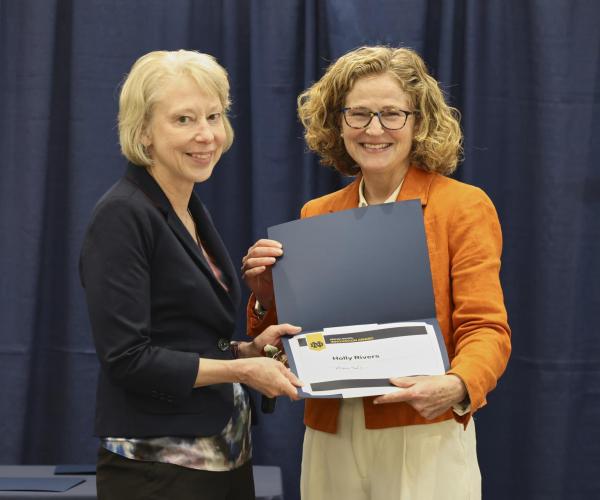 Holly Rivers Wins Keough School Innovation Award