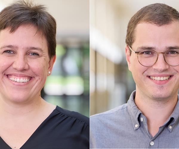 New faculty in democracy studies Laura Gamboa and Marc Jacob