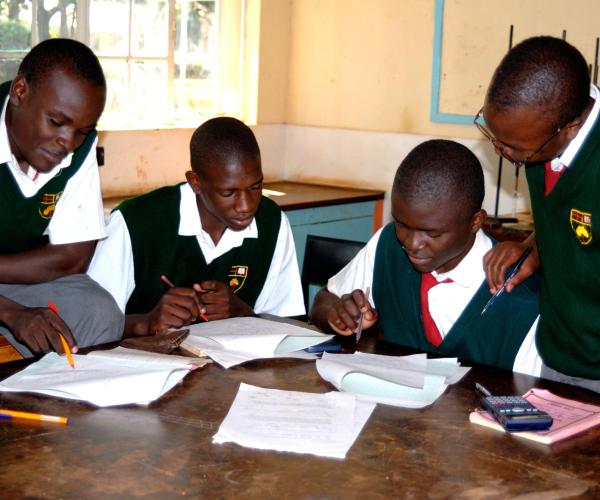 Kenyan secondary students