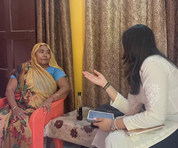 Tia Mittle in India